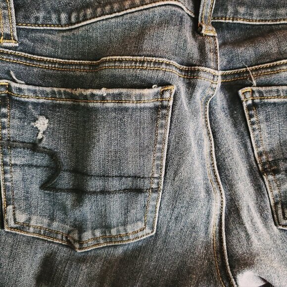 💥175 American Eagle 360 Distressed Super Stretch Ankle Jegging - Picture 8 of 11